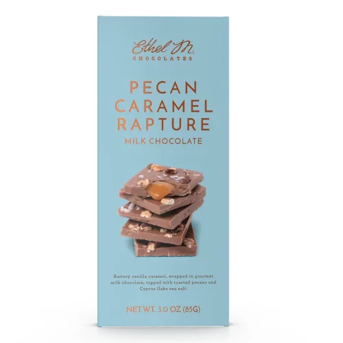 Vista 5 de Ethel M Chocolates - Cesta de regalo de chocolate con leche, colección clásica de chocolate con leche y barras de chocolate con leche prémium