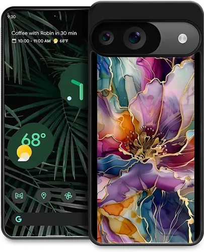 Vista 294 de Compatible con Google Pixel 4A 5G Mobile Case Creative Acrylic Back Panel Silicona Edge Case Slim Protección Especialmente para Google Pixel 4A 5G