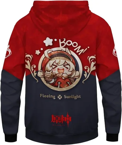 Vista 2 de Genshin Impact Unisex Tops Pullover Anime 3D Printing Hoodie Game Character Themed Merchandise Sweatshirts