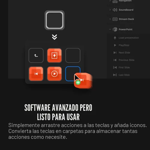 Vista 5 de Elgato Stream Deck Mini: controla Zoom, Teams, PowerPoint, MS Office y más, aumenta la productividad con integración perfecta para aplicaciones