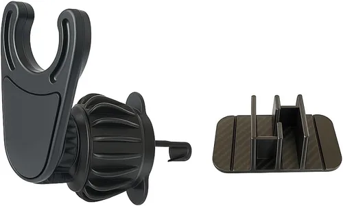 Vista 7 de MCCHJoy Soporte magnético para automóvil 2X-Hold para PopSockets, fácil de instalar, montaje de ventilación de aire, ajustable y seguro, se adapta a