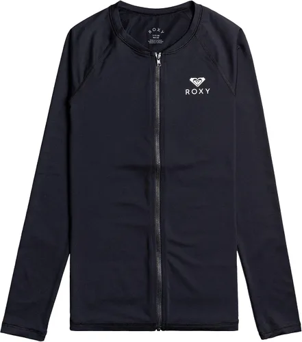 Vista 11 de Roxy Camiseta de manga larga con cremallera para mujer Essentials, Negro