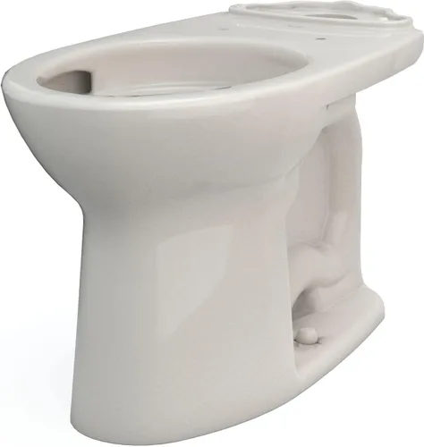 Vista 5 de TOTO Drake C776CEFG #11 - Cuenco de inodoro alargado universal de altura con CEFIONTECT, color blanco colonial