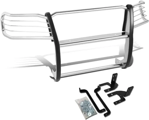 Vista 17 de DNA Motoring GRILL-G-064-BK - Protector de rejilla para parachoques delantero, color negro, compatible con Rav4 01-05