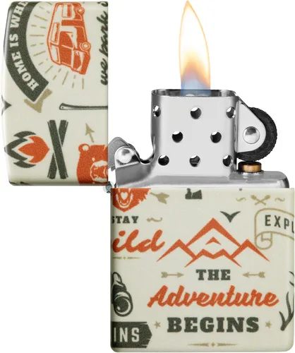 Vista 3 de Zippo Encendedor: Aventuras al aire libre - 540 Color 46041