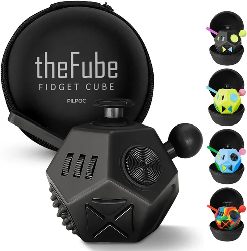 Vista 16 de PILPOC theFube Infinity Cube Infinite Magic Cube alivia el estrés y la Rojo