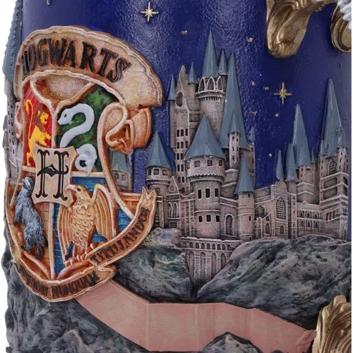 Vista 6 de Nemesis Now Jarra coleccionable de Harry Potter Hogwarts con licencia oficial de 6.1 in, color azul
