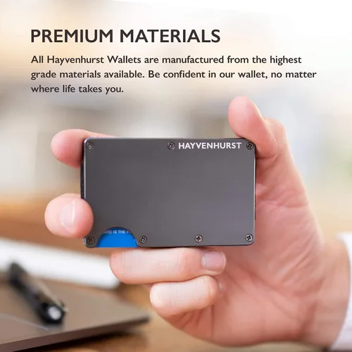 Vista 5 de Billetera de metal con clip para dinero Iron cartera Rfid