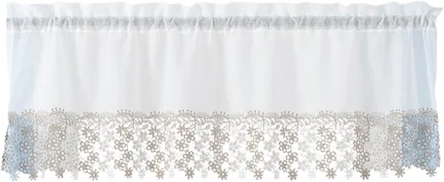 Vista 5 de RENAISSANCE HOME FASHION Par de cortinas Lillian, 56" X 36", Lino