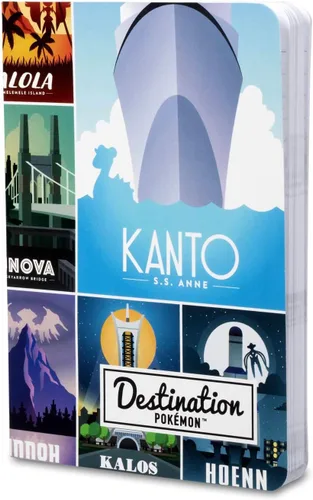 Vista 5 de Pokémon Center: Destination - Mini diarios con rayas de Pokémon, paquete de 3, 5 x 6.9 pulgadas