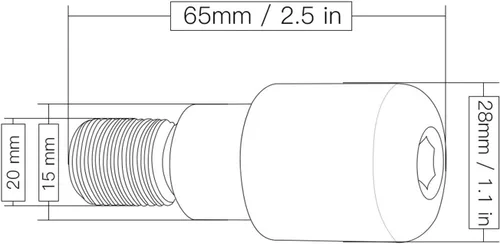 Vista 2 de MT-07 para Yamaha MT07 FZ07 Mt-07 Fz-07 2014-2019 2020 2018 2017 2016 2015 7/8 pulgadas 0.866 in Agarraderas de manillar extremos deslizantes