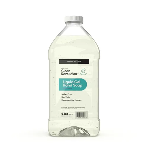 Vista 11 de Clean Revolution Jabón de manos en gel líquido, líquido sedoso rico, espuma rápida, enjuague rápido, contiene aceites esenciales reales