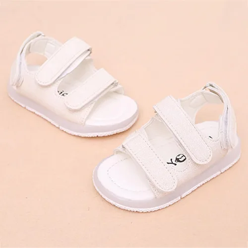 Vista 8 de Delicados mocasines para bebés y niñas, sandalias LED luminosas, sandalias deportivas para niños pequeños, zapatos de ocio con punta abierta