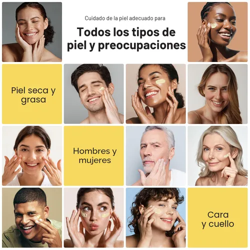 Vista 7 de Crema de Retinol para Rostro Anti Envejecimiento: Crema Antiarrugas para Cara y Cuello con Colágeno y Ácido Hialurónico - Hidratante Nocturno