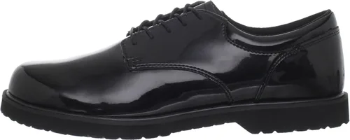 Vista 7 de Bates Zapatos de trabajo de alto brillo para hombre Negro