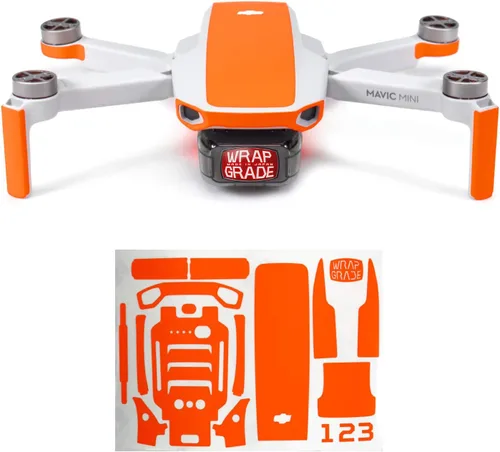 Vista 11 de Wrapgrade Skin compatible con DJI Mavic Mini Color decorativo