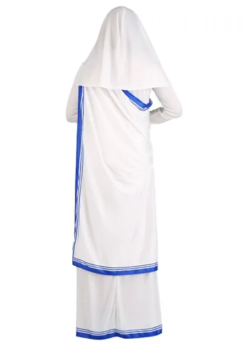Vista 2 de Disfraz de Madre Teresa para Mujer Multicolor