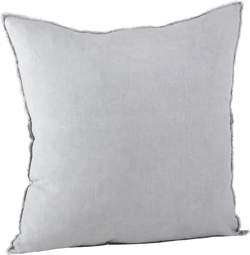 Vista 17 de SARO LIFESTYLE Almohada de diseño con flecos con relleno de plumón, negro, 20 pulgadas (13049.BK20S)