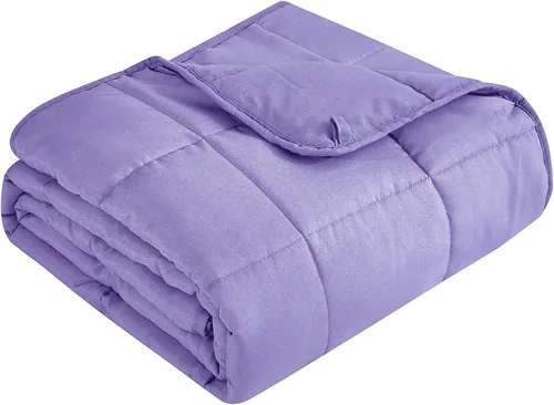 Vista 33 de Topcee Manta con peso (3 libras, 36 x 48 pulgadas), manta refrescante pesada para dormir, se aplica a 20-40 libras, manta suave y gruesa
