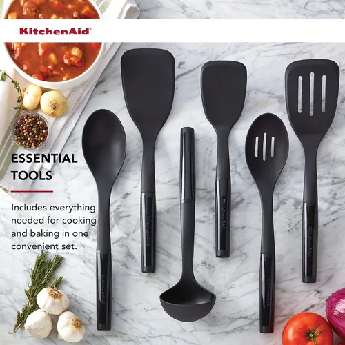 Vista 6 de KitchenAid Juego de herramientas universal, 6 piezas, negro