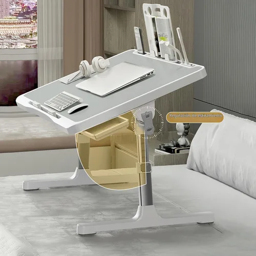 Vista 5 de SIDIANBAN Escritorio para computadora portátil para cama, mesa de cama Negro