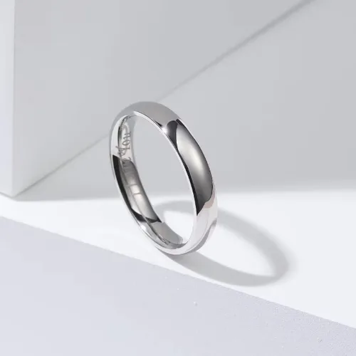 Vista 71 de King Will Alianza de boda de acero inoxidable 316L para hombres y mujeres, anillo de boda de 0.31 a 0.315 pulgadas de ancho, chapado en negro