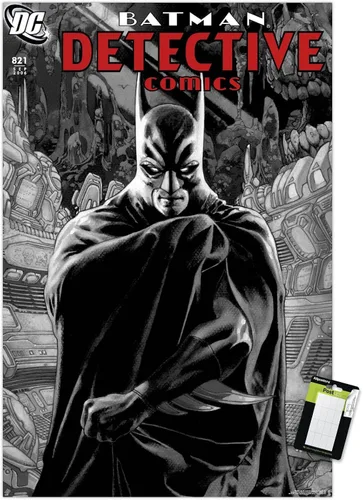 Vista 17 de Trends International DC Comics Batman - Póster de Batman Detective Comics #821 Versión enmarcada Barnwood