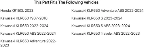 Vista 4 de Tusk Estriberas de Carrera de Billete con Muelles Compatibles con Kawasaki KLR650 1987-2018, 2022-2025