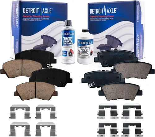 Vista 82 de Detroit Axle - Pastillas de freno para Avalanche Express Suburban Savana Yukon XL 1500 Chevy Tahoe GMC Cadillac Escalade, Pastillas de freno