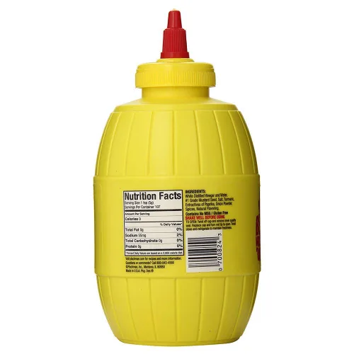 Vista 2 de Plochman's Original Mild Classic Mostaza Amarilla, 19 Oz
