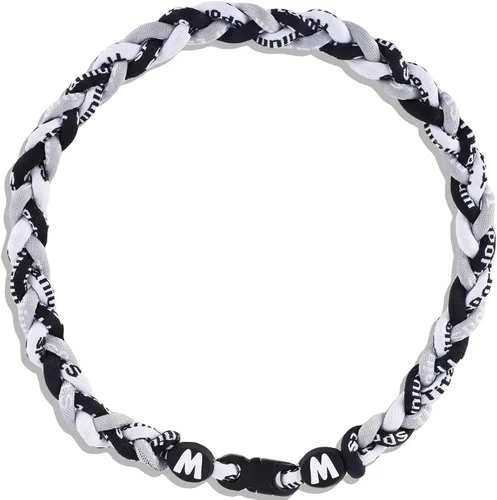 Vista 15 de Willtok Collar de béisbol prémium de 18 pulgadas con cuerda trenzada de nailon con diseño Tornado