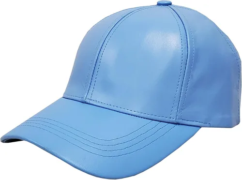Vista 9 de Gorra de béisbol ajustable de piel de vaca genuina fabricada en Estados Unidos