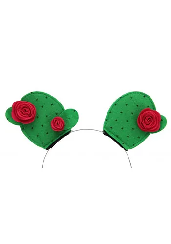Vista 4 de Diadema con Accesorio de Cactus Multicolor