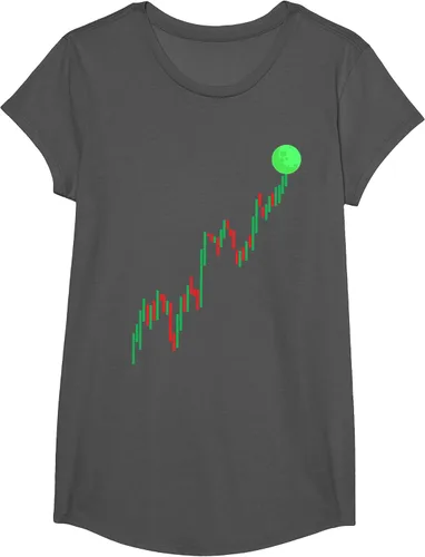 Vista 12 de Cute Stock Trading Design for Men Women Stock Market Trader T-Shirt Asphalt Grey