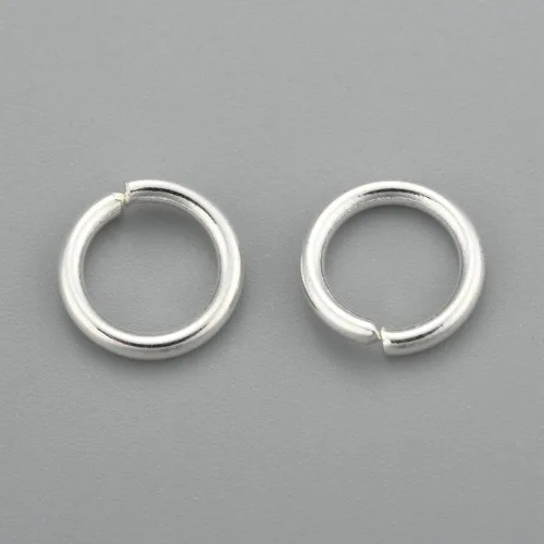 Vista 66 de HDSupplies 100 piezas - 4mm de argollas de acero inoxidable 304 de tono negro - Calibre 22 (espesor de 0.6mm)