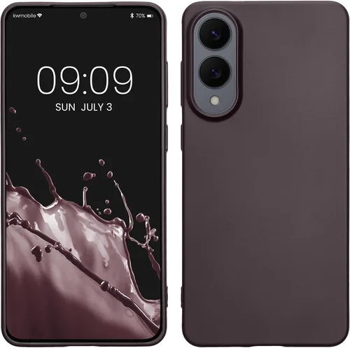 Vista 225 de kwmobile Funda compatible con Samsung Galaxy S23 - Funda protectora de silicona TPU suave y delgada - Piedra antigua