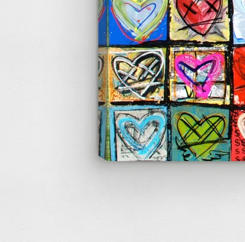 Vista 6 de Oliver Gal "Freedom" The Abstract Wall Art Decor Collection Contemporary Premium - Lienzo impreso