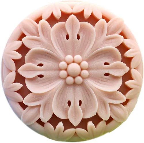 Vista 6 de Molde de jabón de silicona para velas artesanal, hecho a mano, chocolate, caramelo, pastel, molde de cerdo (11505)