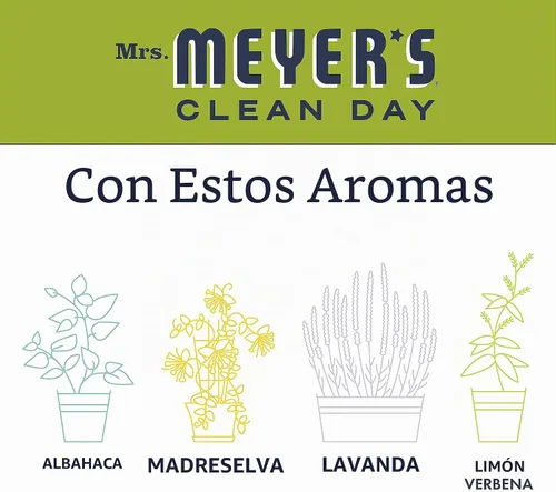 Vista 7 de Mrs Meyer's Lemon Verbena Detergente para ropa, 64 FZ