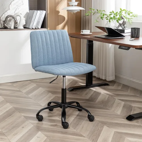 Vista 6 de Office Chair Criss Cross,Adjustable Rolling Swivel Ergonomic Computer Desks Chairs Comfy Seat for Home Office,Comfortable Mid Back Wide Gaming Desk