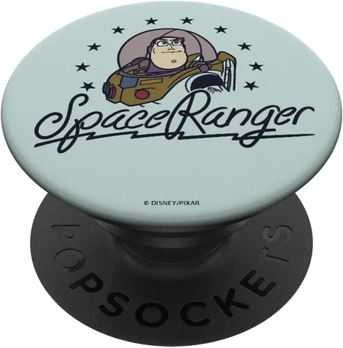 Vista 6 de Disney Pixar Toy Story Buzz Lightyear Simple Retrato PopSockets MagSafe PopGrip para iPhone