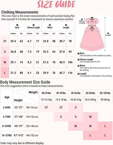 Vista 5 de Spooktacular Creations Vestido de princesa rosa de Halloween, vestido de princesa para niños, disfraz de corona de melocotón para cumpleaños de niñas