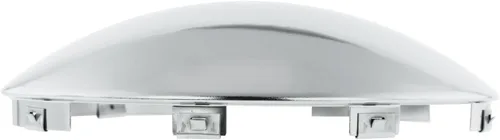 Vista 2 de Cubiertas para tapas de cubo de semirremolque – 6 muescas irregulares – para rueda delantera ajuste universal – paquete de 2 piezas