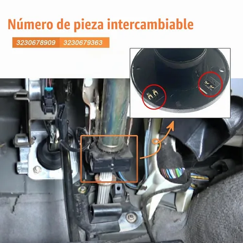 Vista 4 de Kit de reparación de cepillo de sensor de ángulo de dirección compatible con BMW E46 E39 E38 E83 X3 E53 X5 E85 E86 Z4 Mini R50 R52 R53, Land Rover