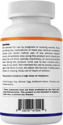 Vista 9 de Vitamatic Melatonina 10mg con raíz de valeriana 4:1 Extracto 250 mg 120 Comprimidos