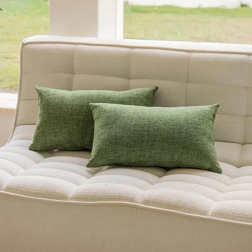 Vista 16 de Home Brilliant Fundas de Almohada de Lino con Forro para Cojines Decorativos de Otoño de Arpillera, Juego de 2, 16 x 16 pulgadas, Negro