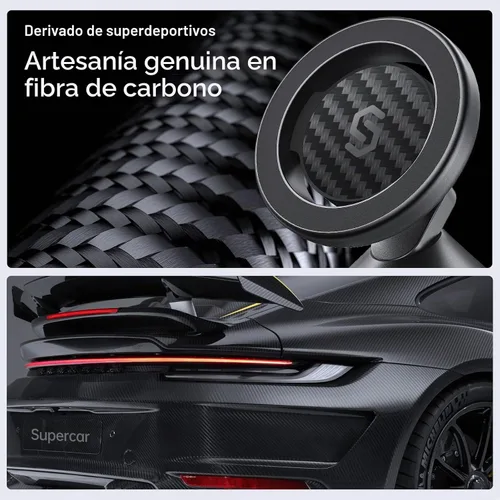 Vista 3 de SYNCWIRE Soporte para Auto MagSafe - Soporte Magnético para Teléfono con Rotación Flexible para Tablero, Imanes Fuertes, Compatible Universal
