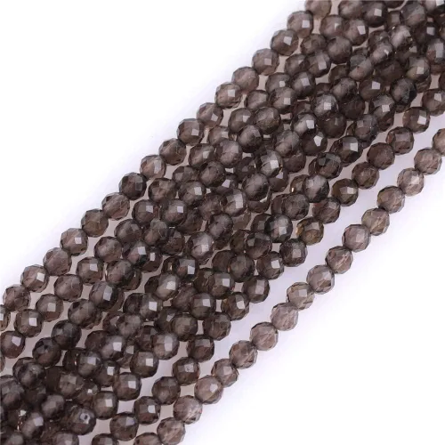 Vista 50 de GEM-Inside Cuentas espaciadoras redondas facetadas de gemas de lapislázuli azul natural semipreciosas de 2mm para hacer joyas 15