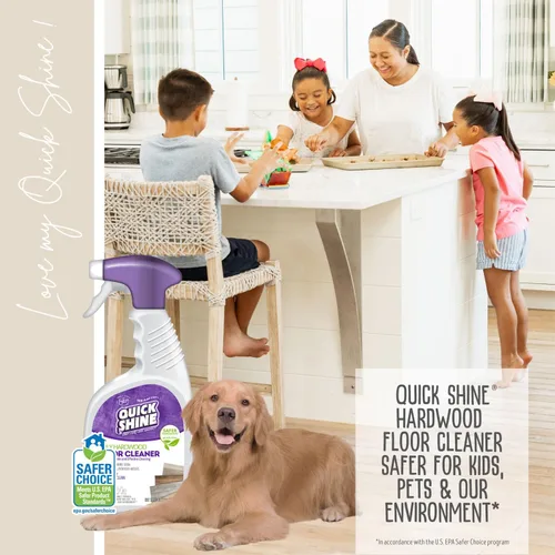 Vista 7 de Quick Shine Limpiador de pisos de madera dura, cuidado diario, 24 onzas, limpia naturalmente la suciedad y las marcas de rozaduras, disuelve