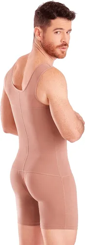 Vista 4 de LYLCO 061 Fajas Colombianas para hombre, faja de alta compresión, moldeadora de cuerpo para hombre